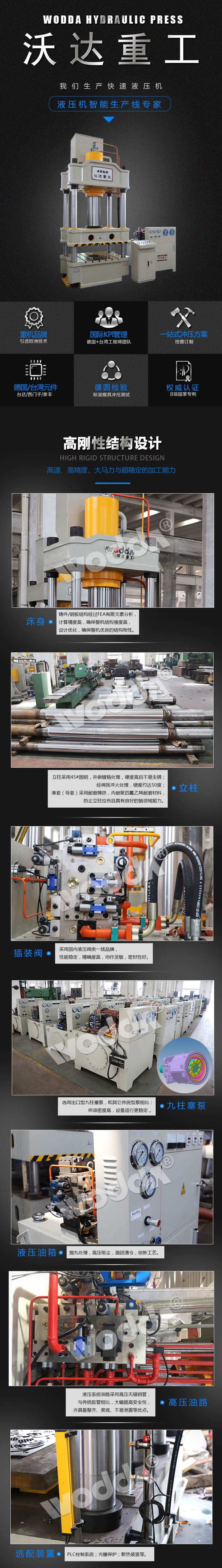 200T四(si)柱三梁(liang)液壓機(ji)