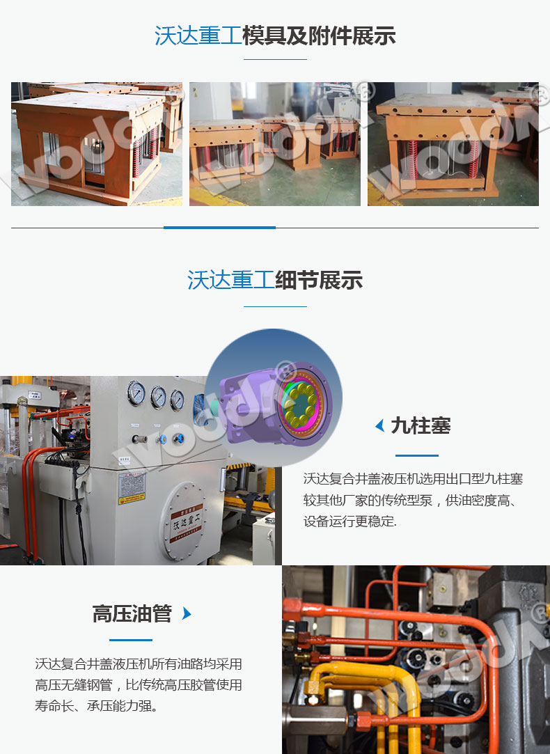 複合井(jing)蓋液壓(ya)機模具(ju)展示