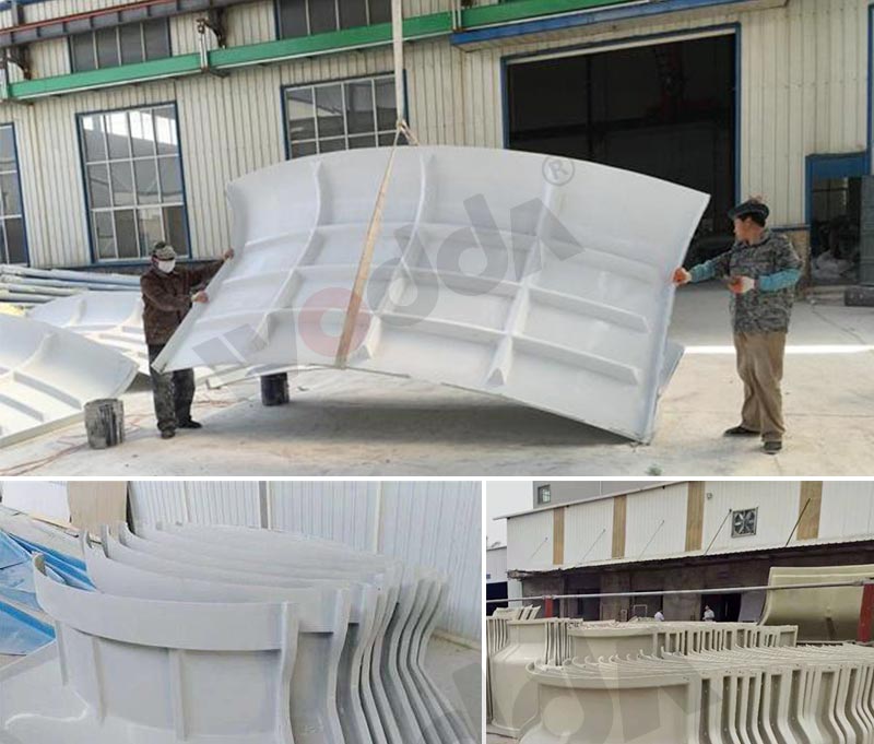 玻璃鋼(gang)模壓冷卻(que)塔外殼